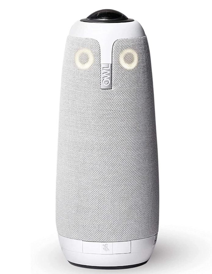 Meeting Owl, video conferencing device with 360-degree camera, microphone and loudspeakers.